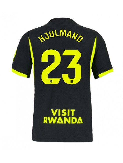 Moški Nogometna dresi replika Atletico Madrid Morten Hjulmand #23 Gostujoči 2026-27 Kratek rokav Moški Nogometna dresi replika Atletico Madrid Morten Hjulmand #23 Gostujoči 2026-27 Kratek rokav
